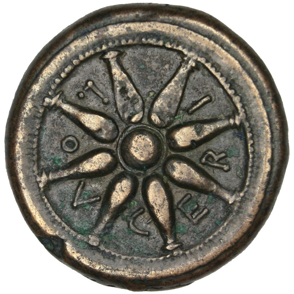 Coin, Apulia, Luceria, Athena, Quincunx, EF(40-45), Bronze