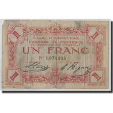 Pirot:1-3, 1 Franc, Undated, Frankrijk, B+, Abbeville