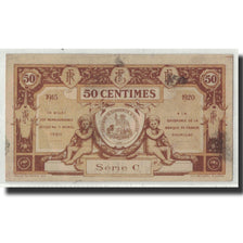 Pirot:16-1, 50 Centimes, 1915-1920, Frankrijk, TTB, Aurillac