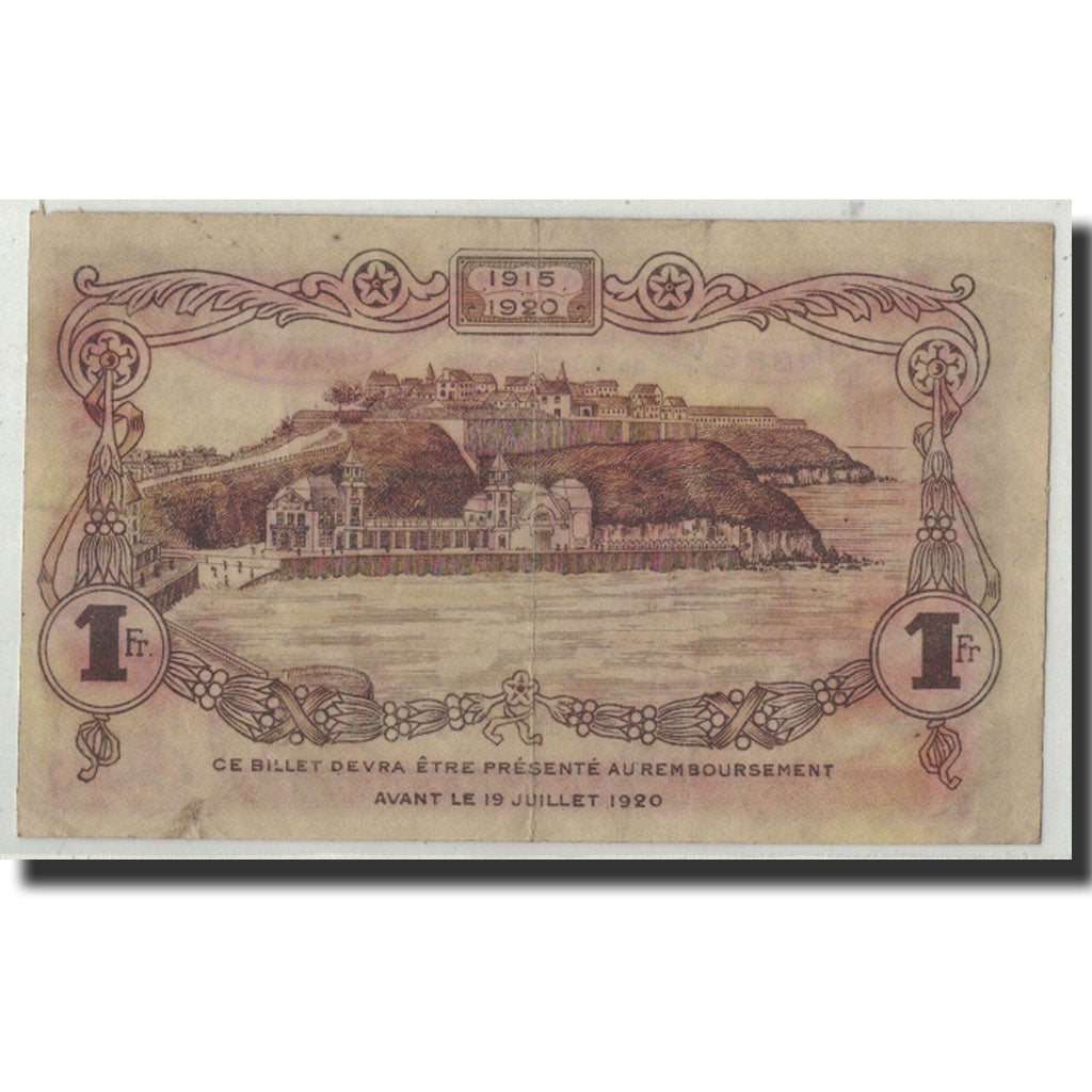 Pirot:60-9, MB, Granville, 1 Franc, 1916, Francia