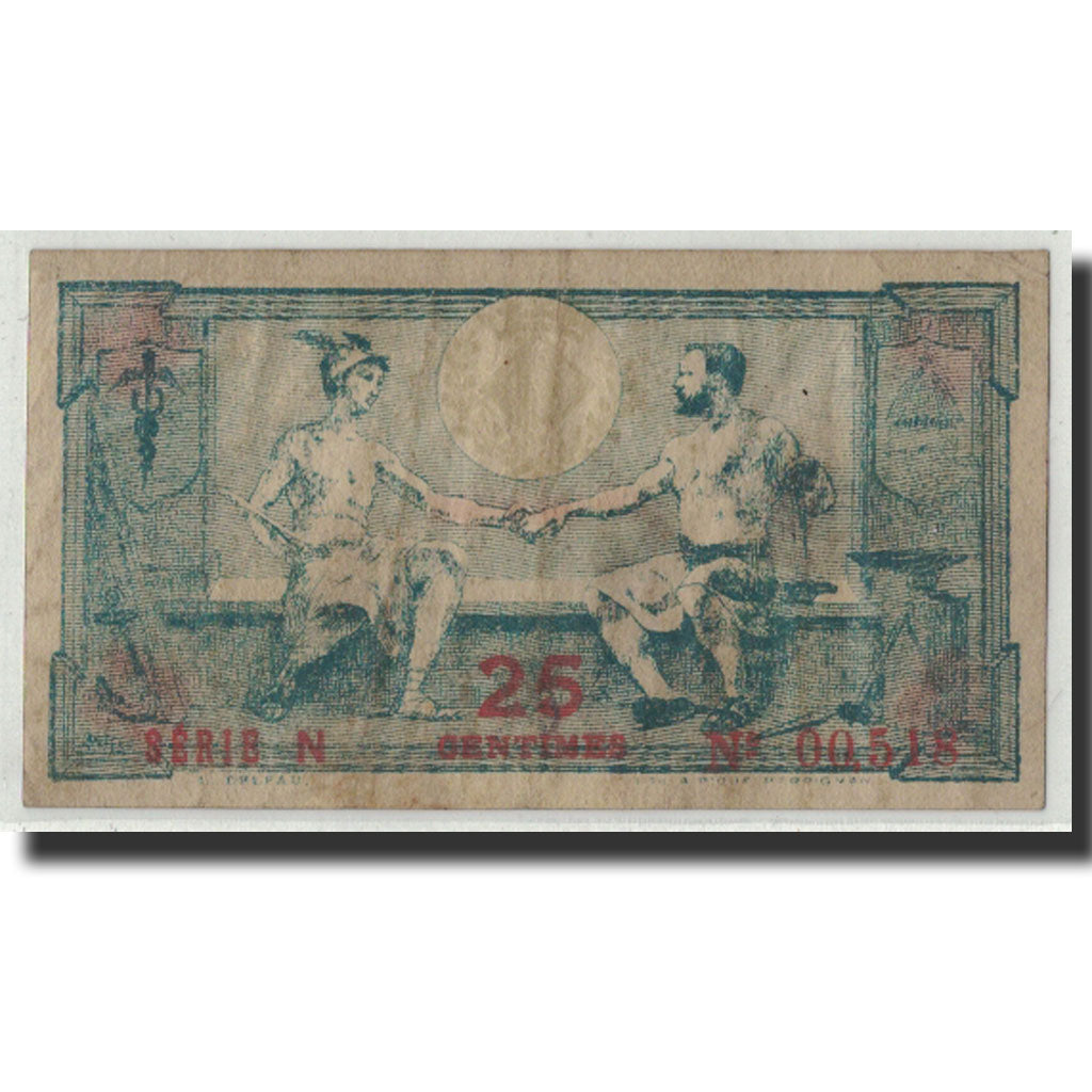 Frankreich, Pyrénées Orientales, 25 Centimes, 1916, S, Pirot:66-69