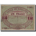 France, Bailleul, 1 Franc, 1914, B+, Pirot:59-243