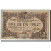 Pirot:75-2, 1 Franc, 1915, France, AU(55-58), Lorient