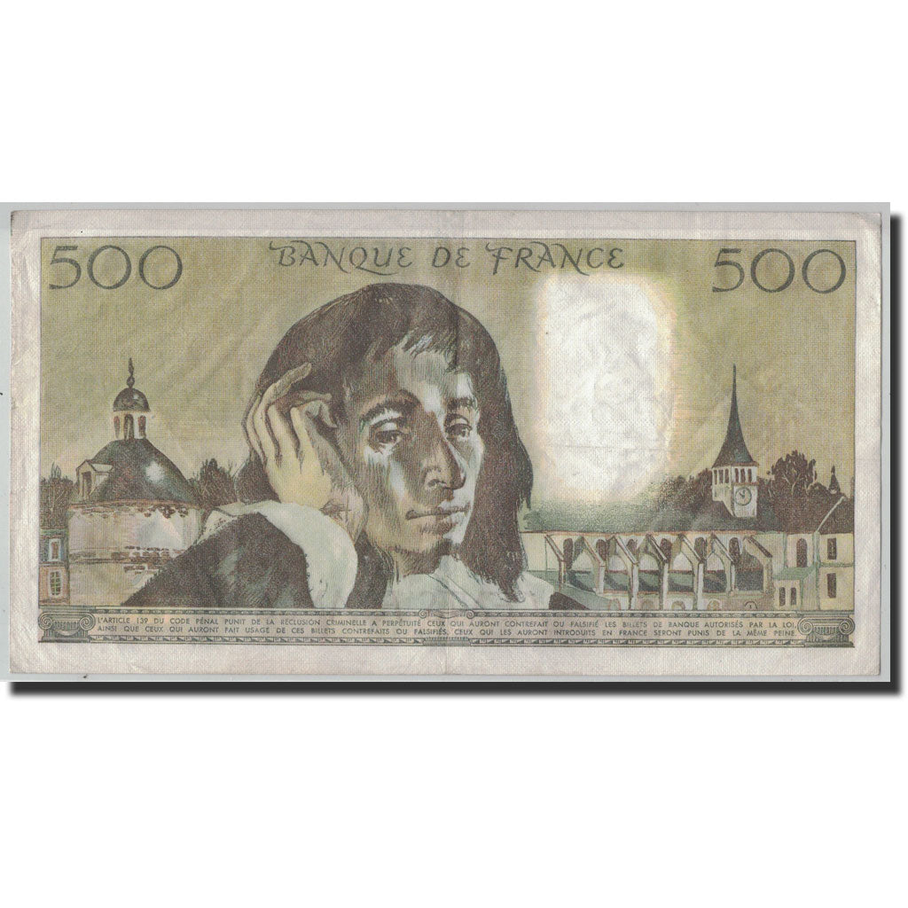Francia, 500 Francs, 500 F 1968-1993 ''Pascal'', 1983, 1983-06-02, BB