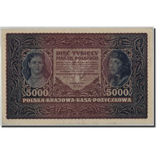 Banknote, Poland, 5000 Marek, 1920, 1920-02-07, KM:31, AU(50-53)