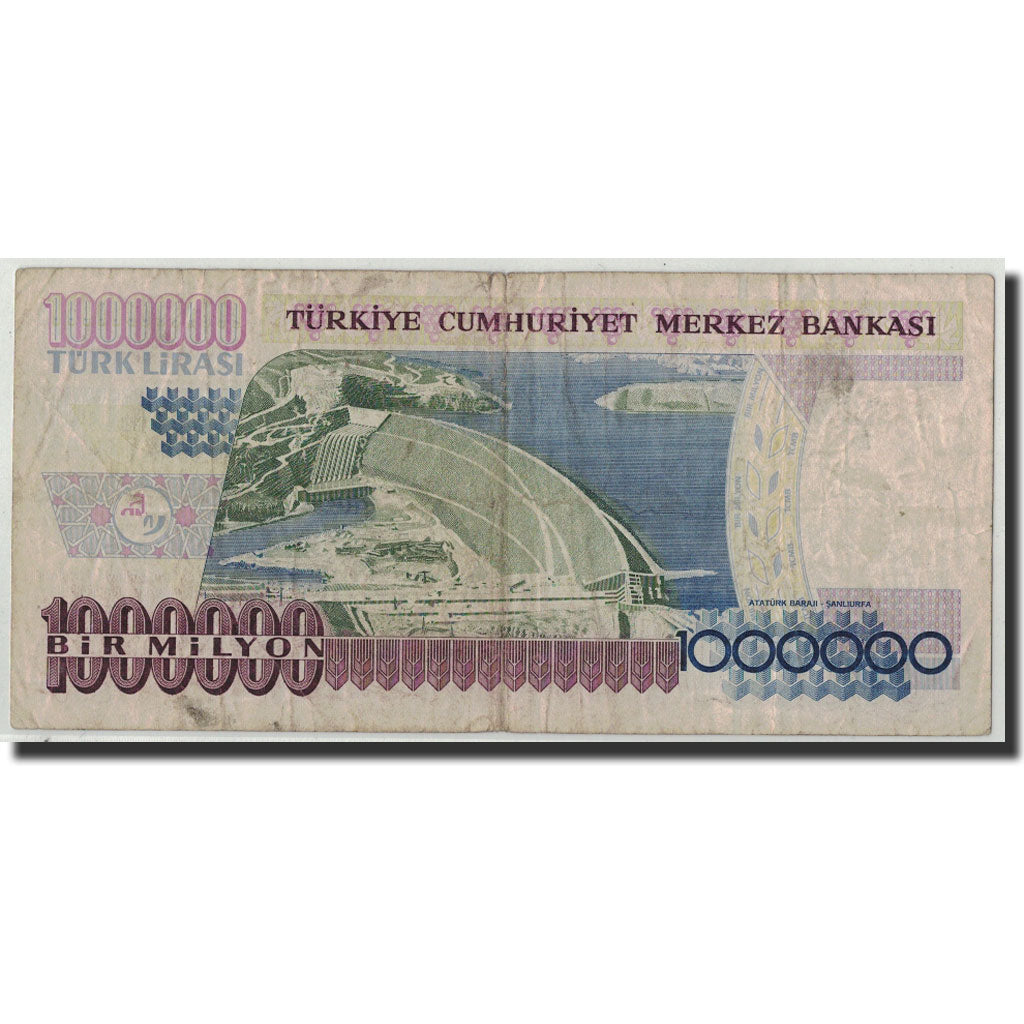 Banconote, Turchia, 1,000,000 Lira, L.1970, KM:209, 1970-01-14, B