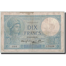 France, 10 Francs, 10 F 1916-1942 ''Minerve'', 1939, 1939-09-28, F(12-15)