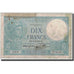 Francja, 10 Francs, Minerve, 1939, 1939-10-12, F(12-15), Fayette:7.14, KM:84