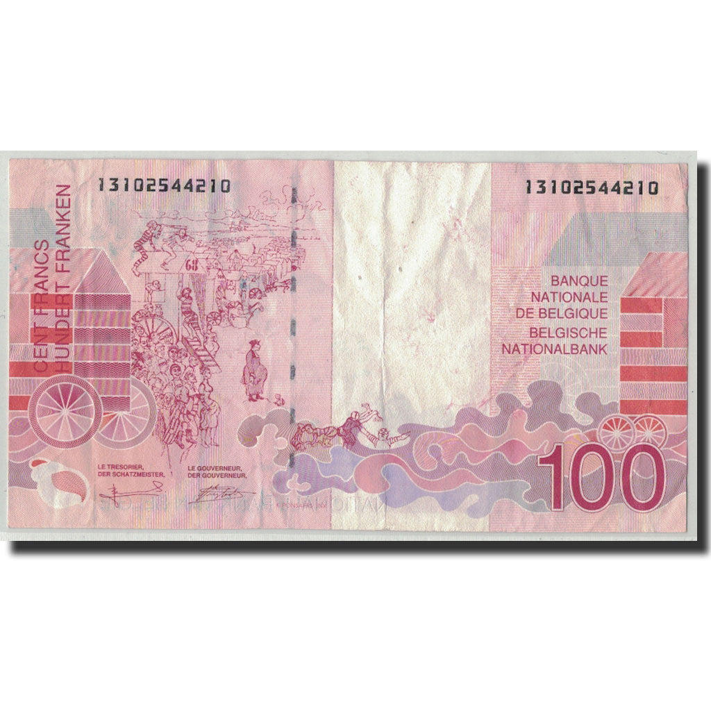 Banconote, Belgio, 100 Francs, Undated, KM:147, MB