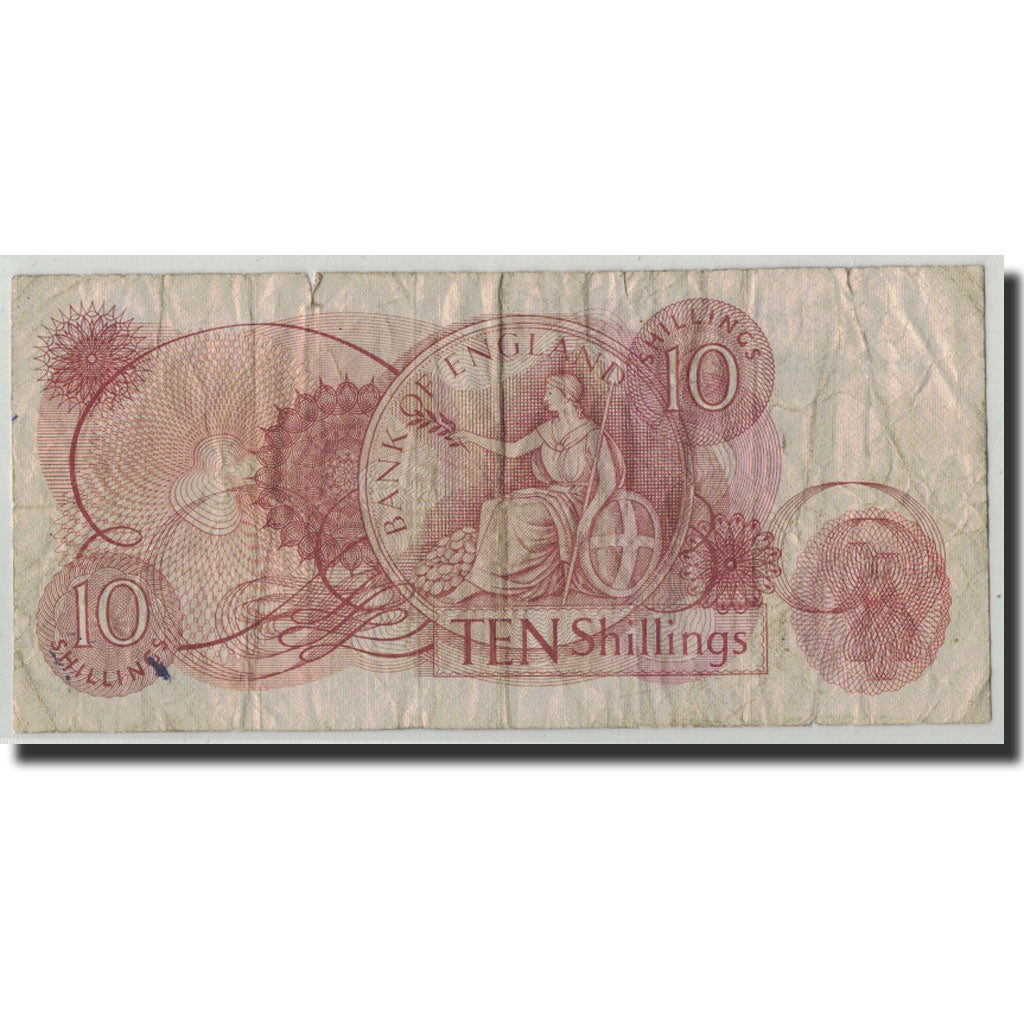 Banknote, Great Britain, 10 Shillings, Undated (1961-70), KM:373c, VG(8-10)
