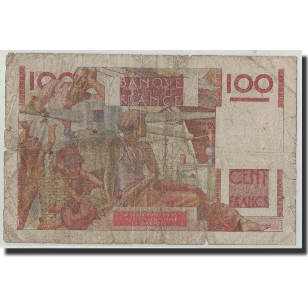 France, 100 Francs, 100 F 1945-1954 ''Jeune Paysan'', 1946, 1946-07-18