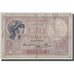 Francja, 5 Francs, Violet, 1939, 1939-09-14, VG(8-10), Fayette:4.8, KM:83