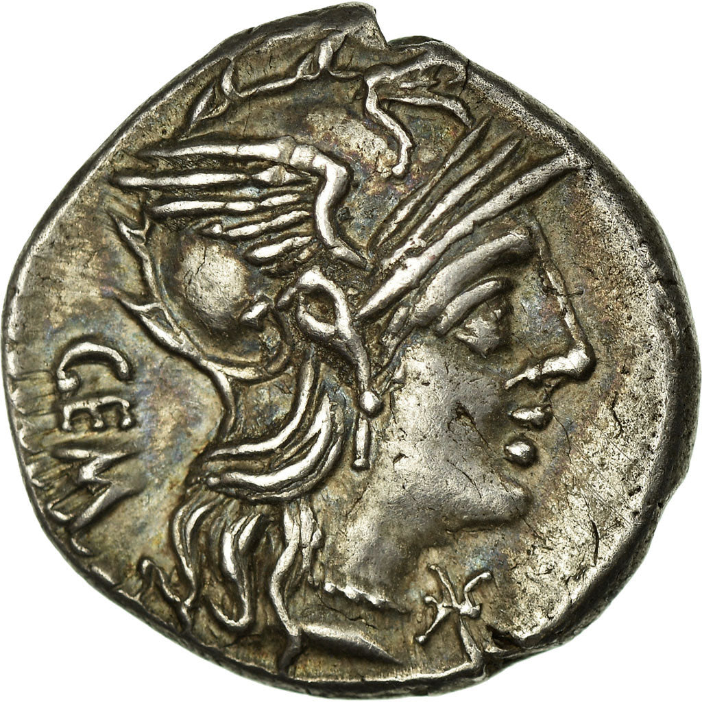 Monnaie, Aburia, Denier, Roma, SUP, Argent
