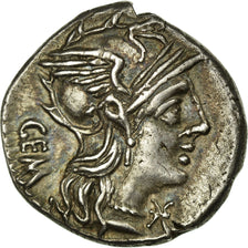 Münze, Aburia, Denarius, Roma, VZ, Silber