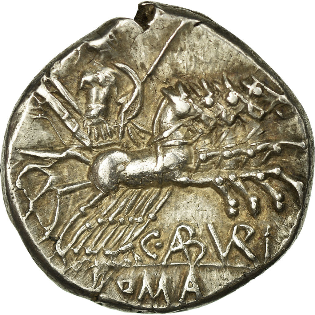 Monnaie, Aburia, Denier, Roma, SUP, Argent