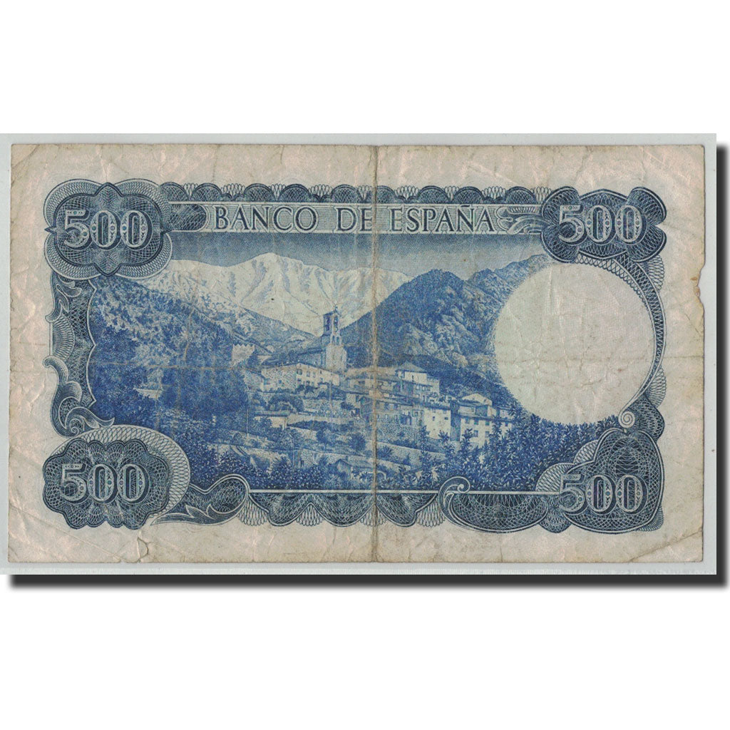 Banknote, Spain, 500 Pesetas, 1971, 1971-07-23, KM:153a, VG(8-10)