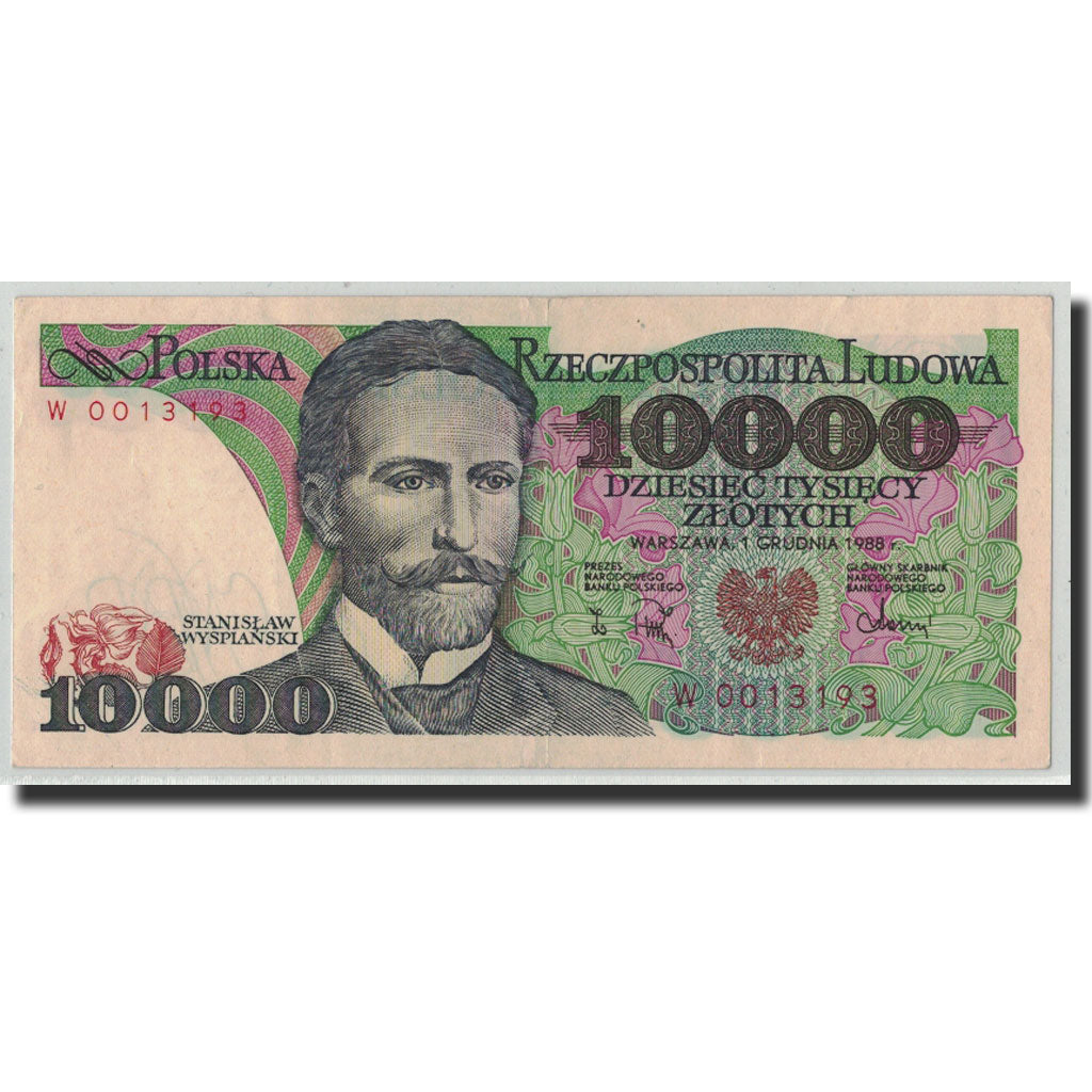 Billete, 10,000 Zlotych, 1988, Polonia, KM:151b, 1988-12-01, EBC