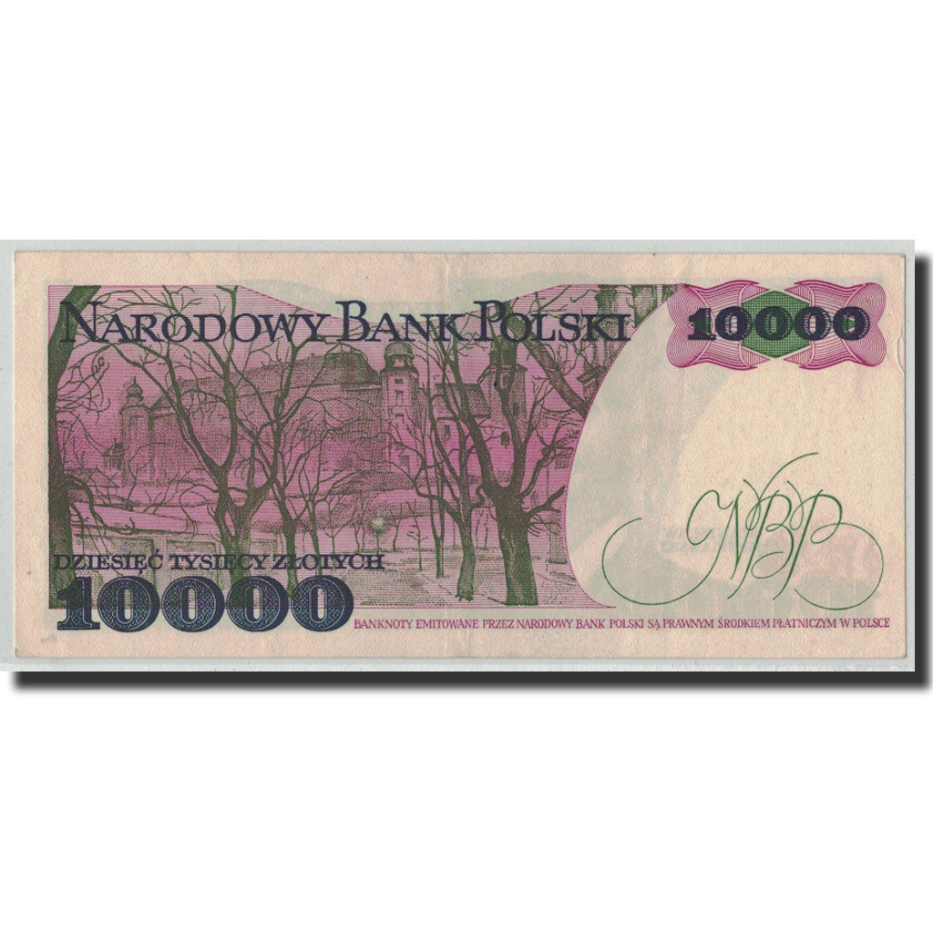 Billete, 10,000 Zlotych, 1988, Polonia, KM:151b, 1988-12-01, EBC