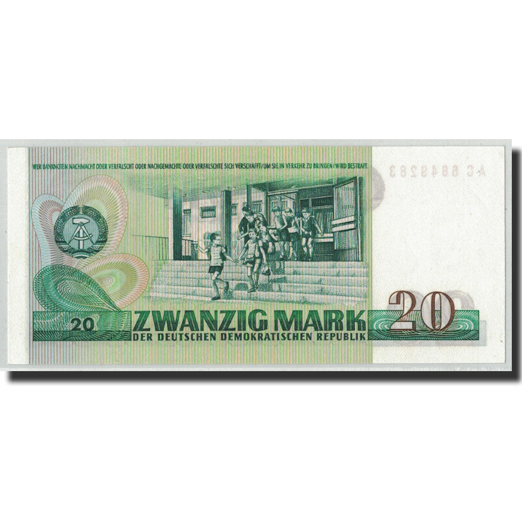 Banknote, Germany - Democratic Republic, 20 Mark, 1975, KM:29b, UNC(65-70)