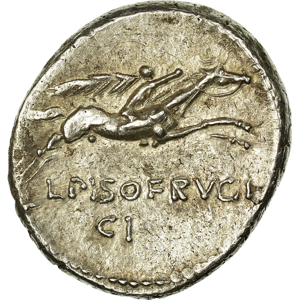 Moneta, Calpurnia, Denarius, Roma, MS(63), Srebro