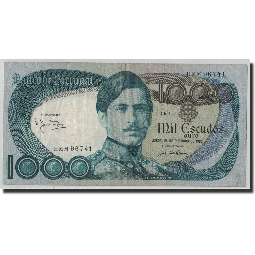 Banknote, Portugal, 1000 Escudos, 1982, 1982-10-26, KM:175e, VF(20-25)