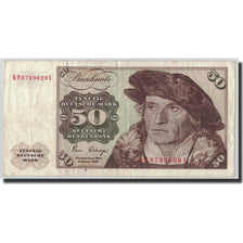 Banconote, GERMANIA - REPUBBLICA FEDERALE, 50 Deutsche Mark, 1980, KM:33d