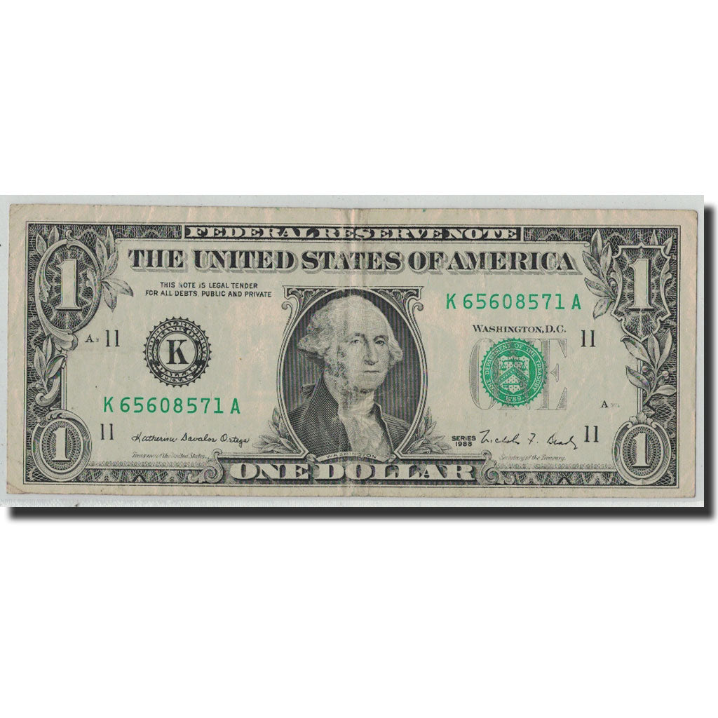 Banknote, United States, One Dollar, 1988, KM:3782, VF(30-35)