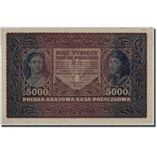 Banknote, Poland, 5000 Marek, 1920, 1920-02-07, KM:31, VF(30-35)