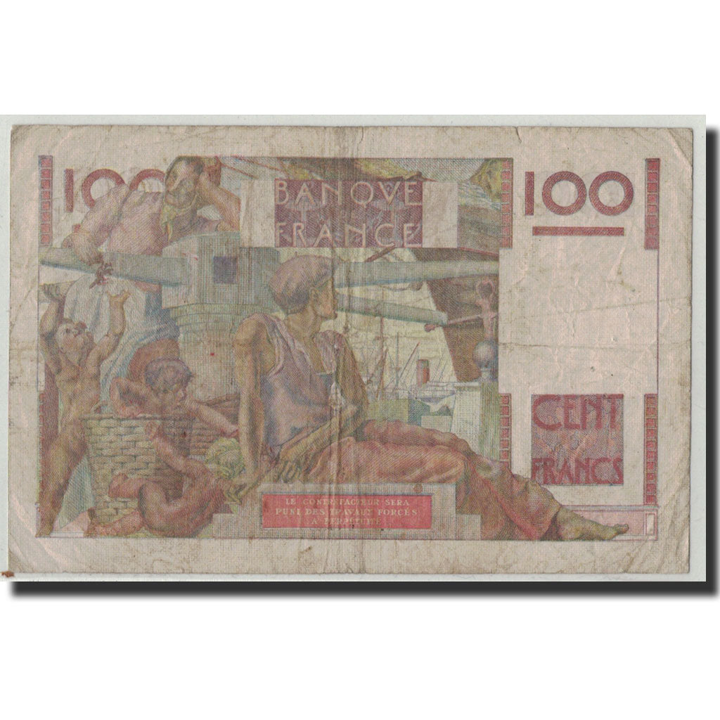 France, 100 Francs, 100 F 1945-1954 ''Jeune Paysan'', 1946, 1946-10-31