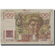 Francia, 100 Francs, 100 F 1945-1954 ''Jeune Paysan'', 1954, 1954-03-04, B