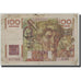 Francia, 100 Francs, 100 F 1945-1954 ''Jeune Paysan'', 1954, 1954-03-04, B