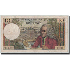 France, 10 Francs, 10 F 1963-1973 ''Voltaire'', 1969, 1969-11-06, F(12-15)