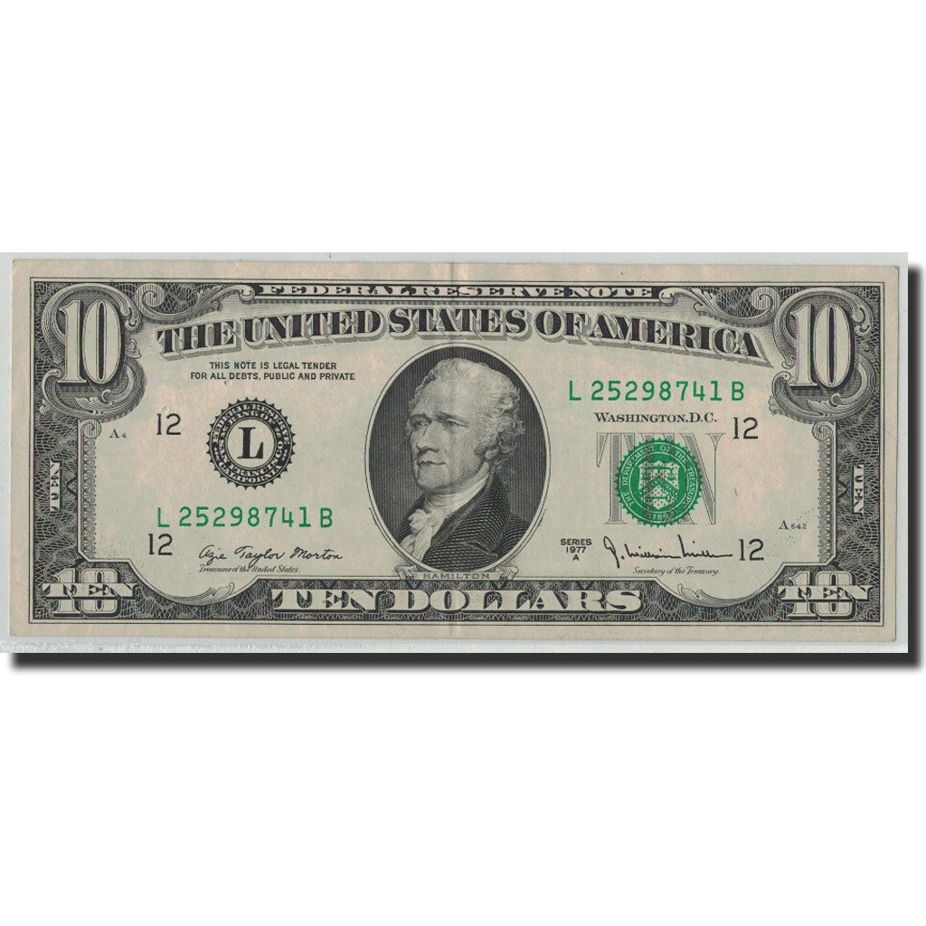 Geldschein, Vereinigte Staaten, Ten Dollars, 1977A, KM:2257, SS+