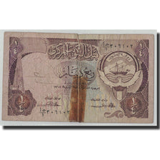 Billet, Kuwait, 1/4 Dinar, 1968, KM:11a, B