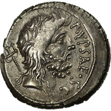 Münze, Plautia, Denarius, Roma, SS+, Silber