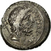 Münze, Plautia, Denarius, Roma, SS+, Silber