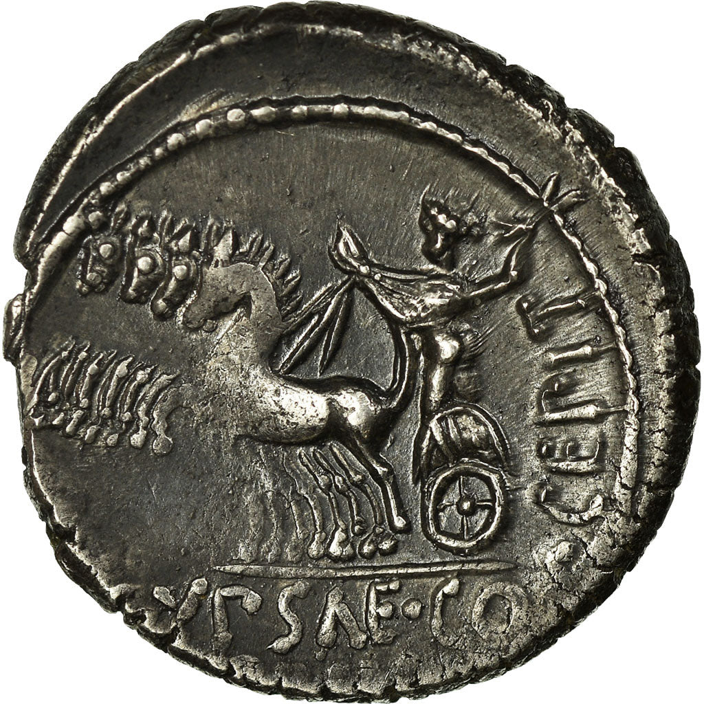 Coin, Plautia, Denarius, Roma, AU(50-53), Silver