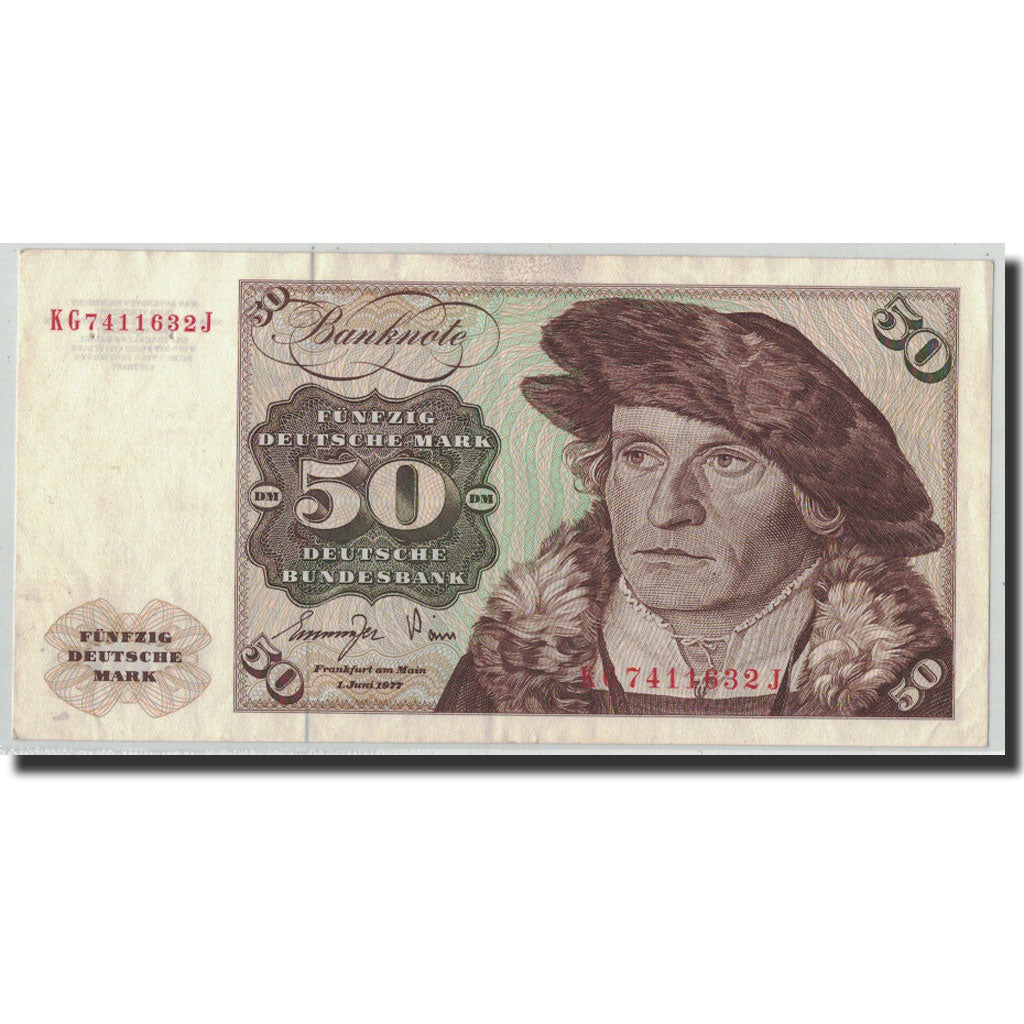 Banknote, GERMANY - FEDERAL REPUBLIC, 50 Deutsche Mark, 1977, 1977-06-01