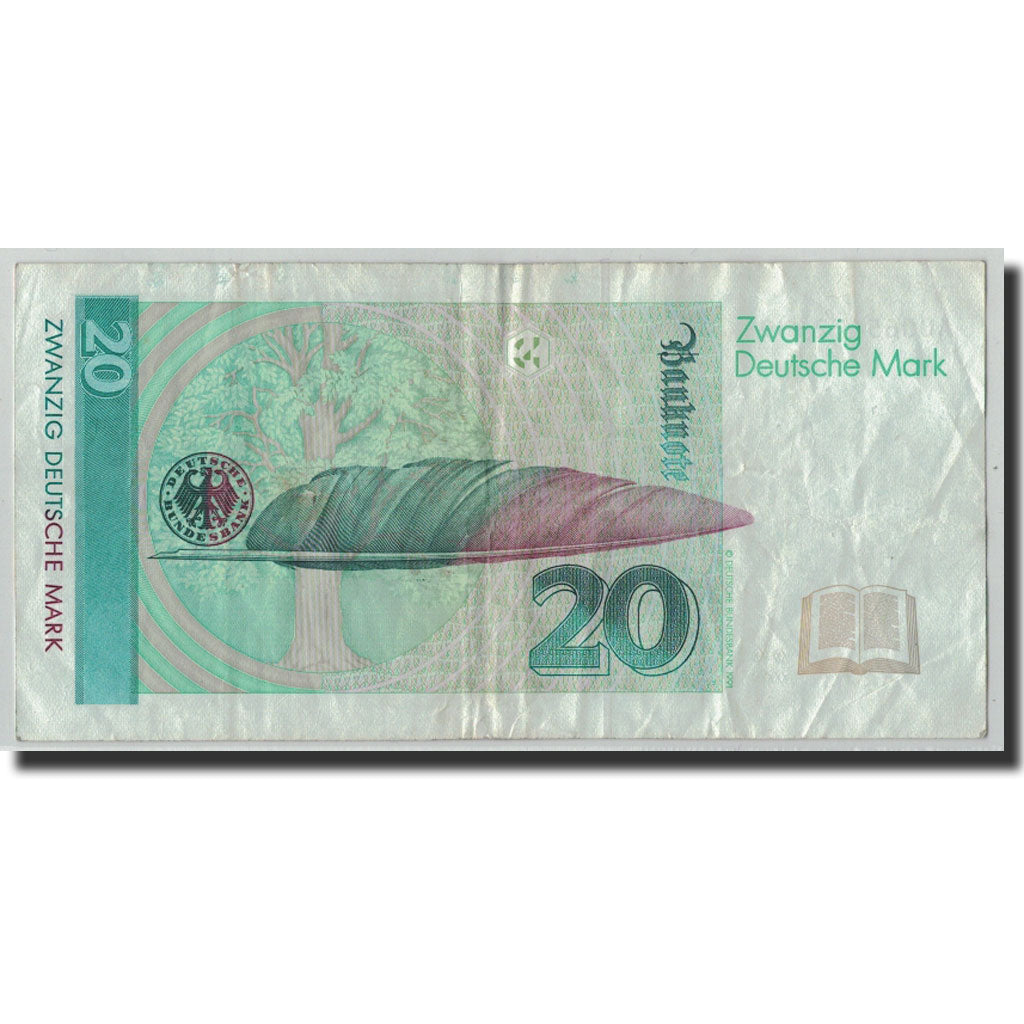 Banknote, GERMANY - FEDERAL REPUBLIC, 20 Deutsche Mark, 1991, 1991-08-01