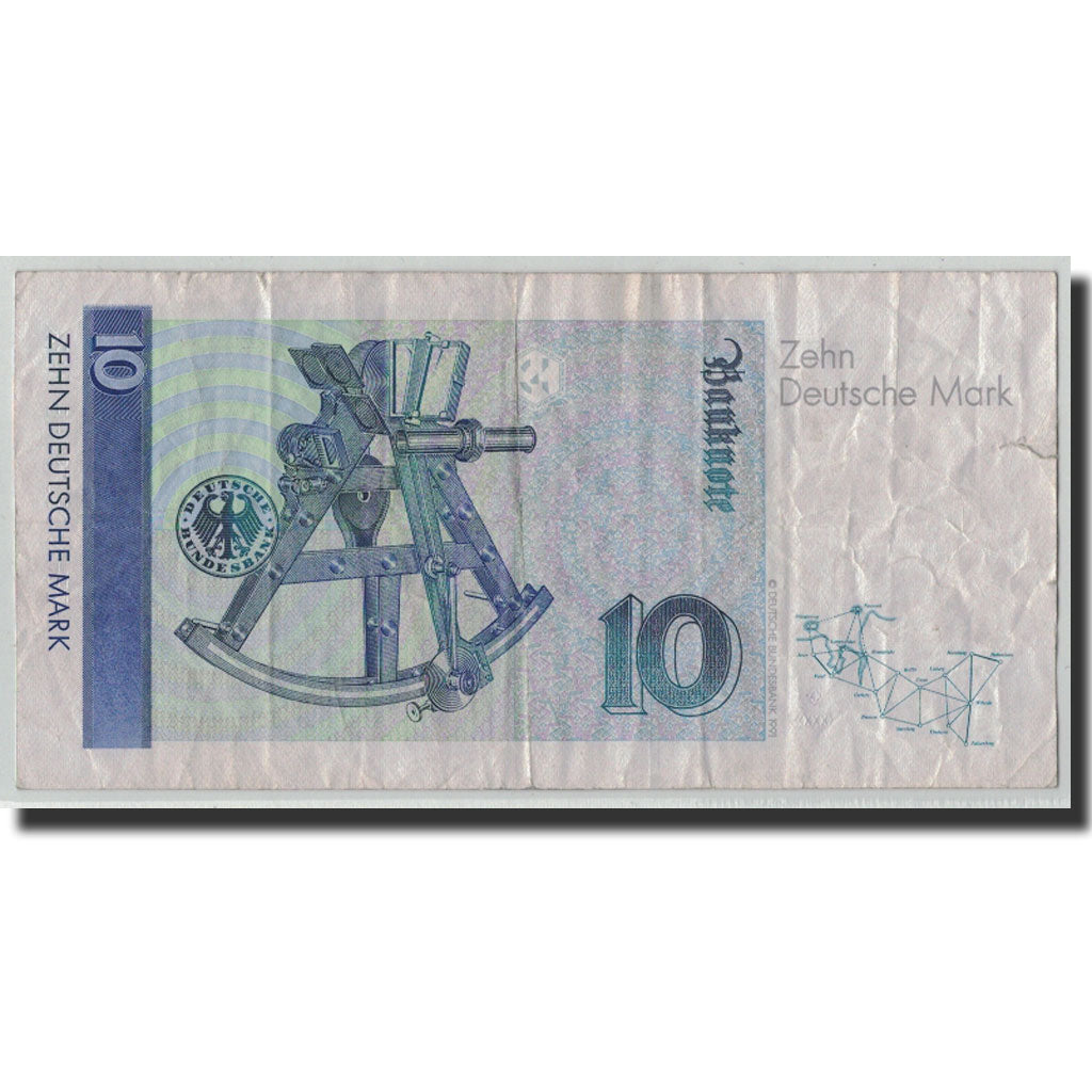 Banknote, GERMANY - FEDERAL REPUBLIC, 10 Deutsche Mark, 1993, 1993-10-01