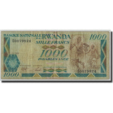 Banknote, Rwanda, 1000 Francs, 1988, 1988-01-01, KM:21a, VG(8-10)