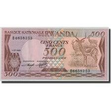 Biljet, Rwanda, 500 Francs, 1981, 1981-07-01, KM:16a, TTB