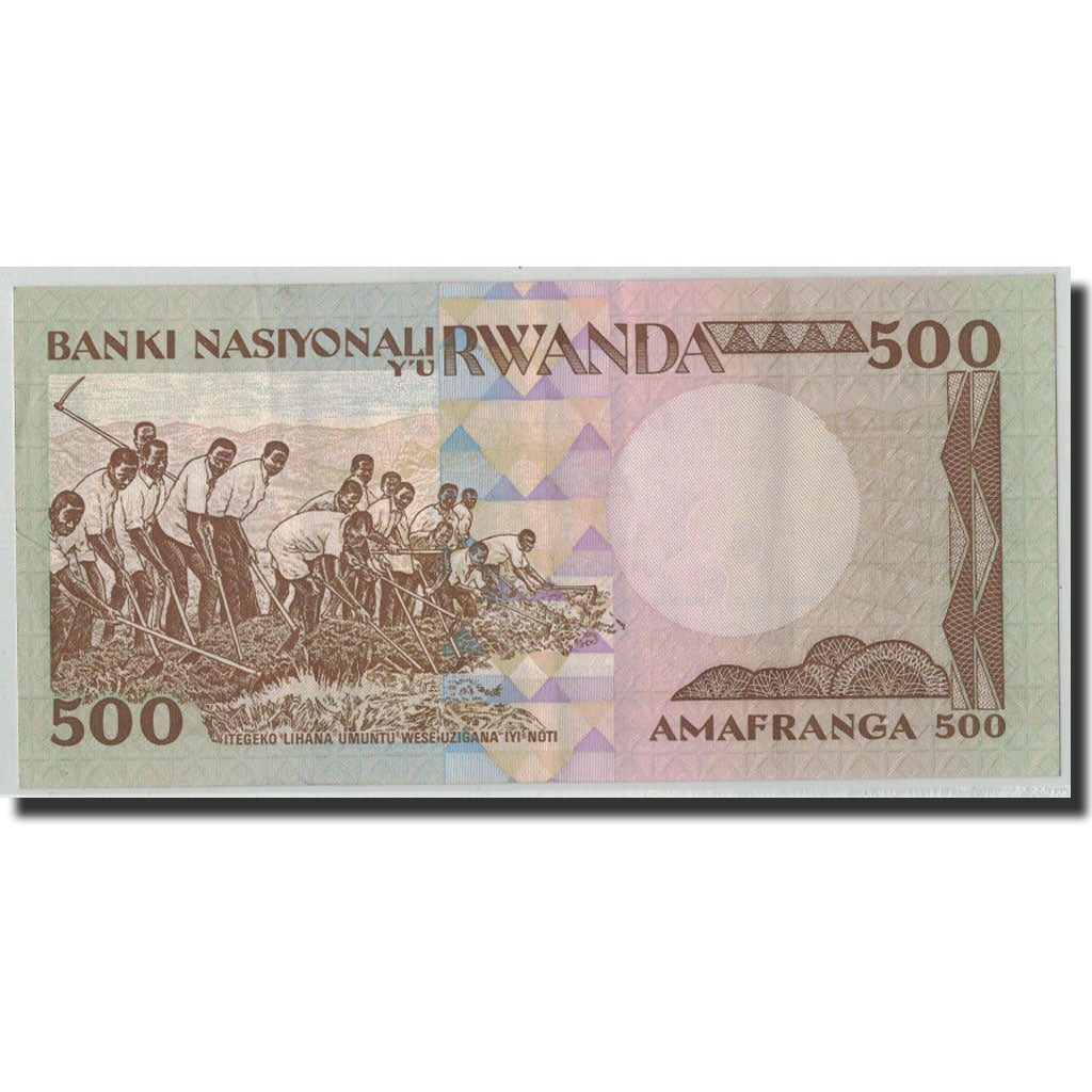 Banknote, Rwanda, 500 Francs, 1981, 1981-07-01, KM:16a, EF(40-45)