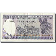 Banknote, Rwanda, 100 Francs, 1989, 1989-04-24, KM:19, EF(40-45)