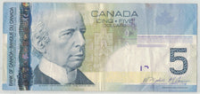 Biljet, Canada, 5 Dollars, 2006, KM:101Aa, TB