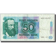 Biljet, Noorwegen, 50 Kroner, 1985, KM:42b, TB