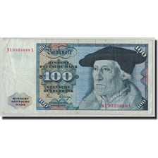 Banknote, GERMANY - FEDERAL REPUBLIC, 100 Deutsche Mark, 1980, 1980-01-02