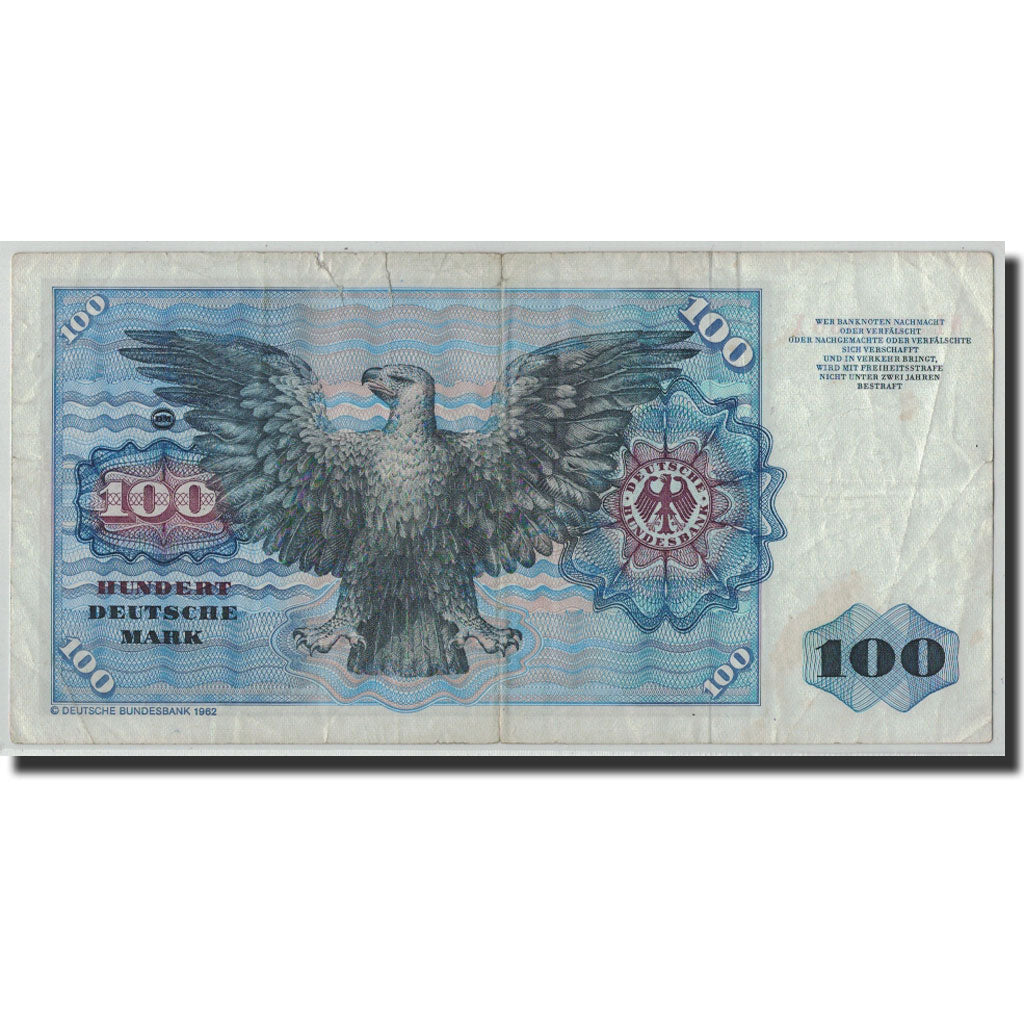 Banknote, GERMANY - FEDERAL REPUBLIC, 100 Deutsche Mark, 1980, 1980-01-02