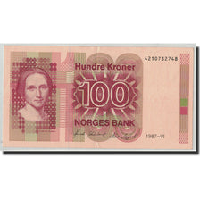 Banknote, Norway, 100 Kroner, 1987, KM:43c, AU(50-53)