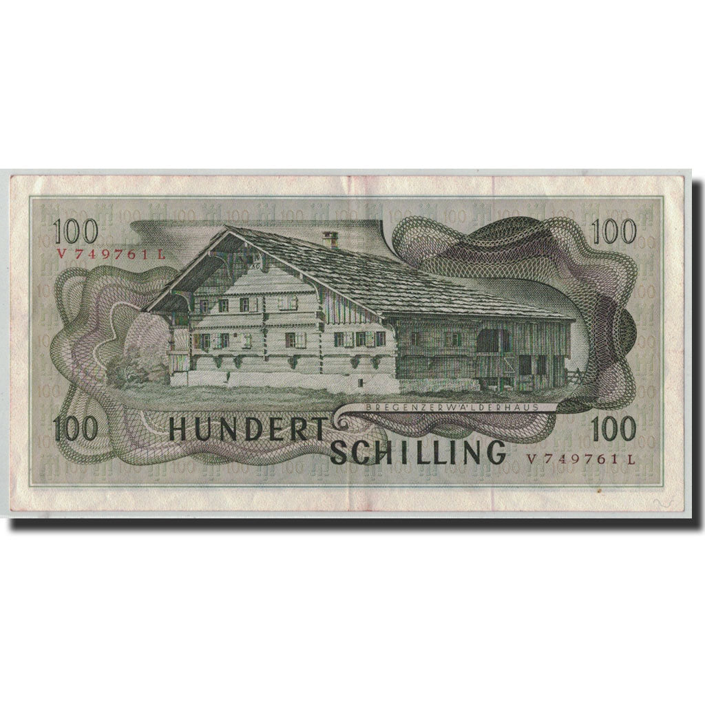 Banknote, Austria, 100 Schilling, 1969, 1969-01-02, KM:145a, AU(50-53)